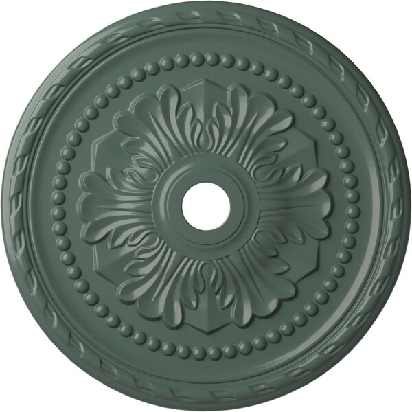 Ekena Millwork Palmetto Ceiling Medallion (Fits Canopies up to 7 5/8"), 31 1/2"OD x 3 5/8"ID x 1 3/4"P, Cloud Burst CM31PMCBF - main